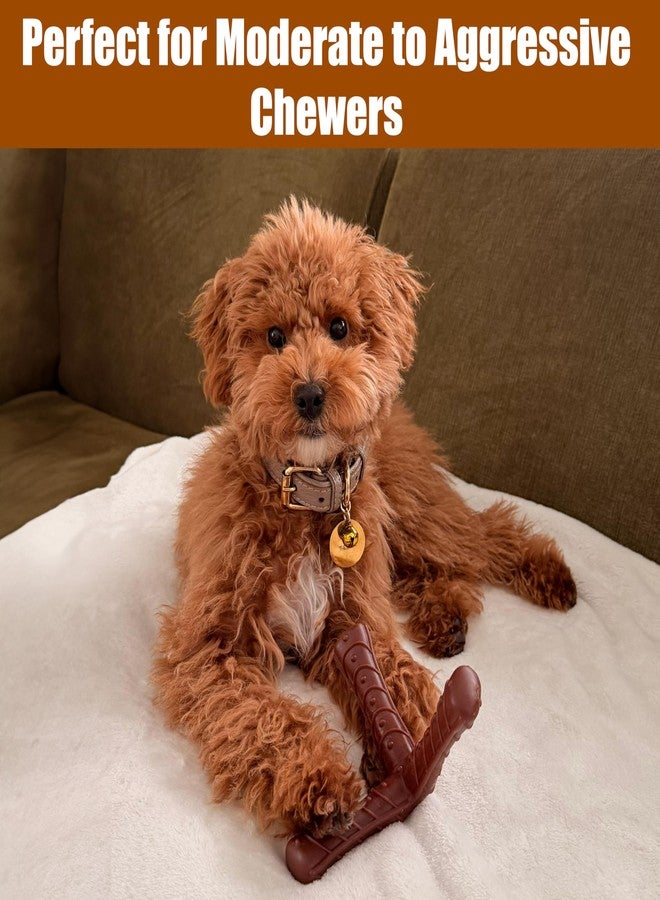 سبوت عظمة مضغ الكلاب SPOT Bam-Bones Plus ثلاثية الأرجل، مصنوعة من ألياف الخيزران والنايلون، متينة للكلاب التي تمضغ بقوة متوسطة إلى شديدة، لا تتشظى، مناسبة للكلاب البالغة والجراء في مرحلة التسنين التي يقل وزنها عن 23 كيلوغرامًا، طولها 13 سم، بنكهة البيسون. - Image 3